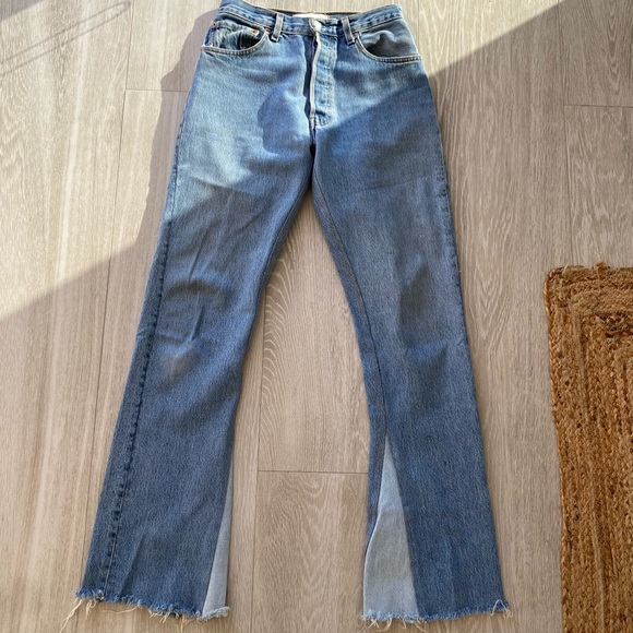 EB Denim Farrah Flare Light Wash Jeans- 25 - Picture 1 of 7